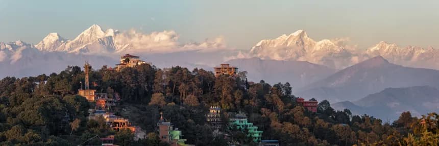 Sunrise over Nagarkot